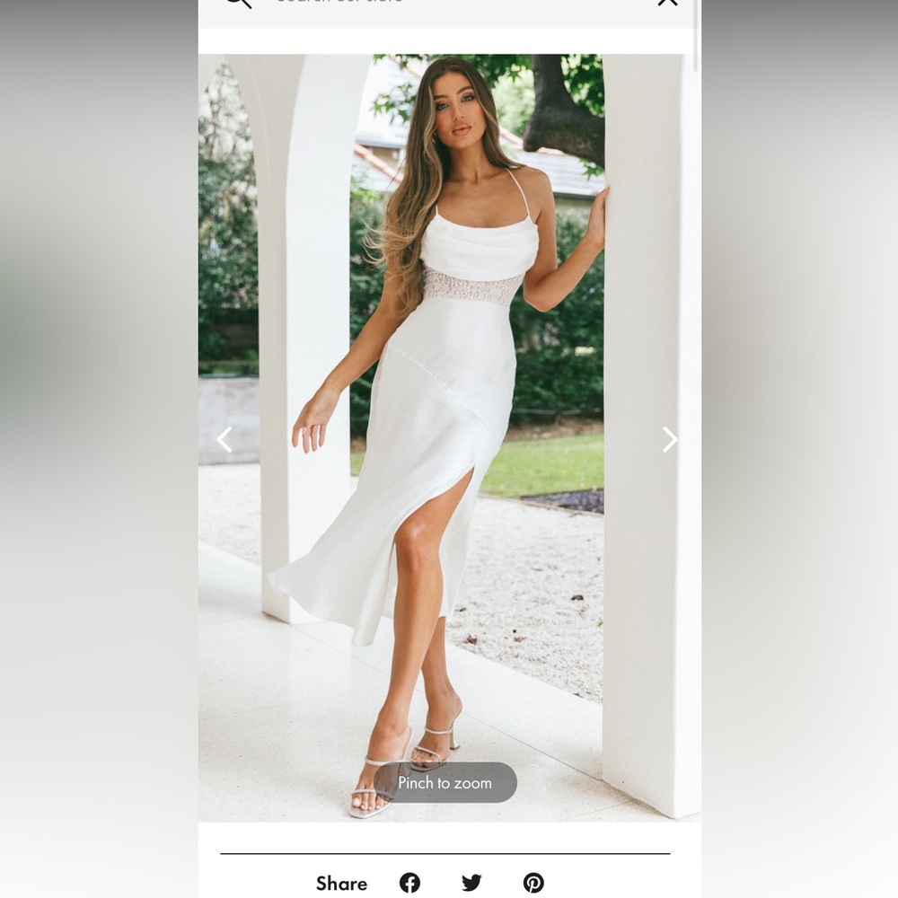 Selfie Leslie Satin Dress
